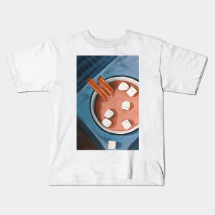 Drinks Kids T-Shirt - hot cocoa by emmawtj